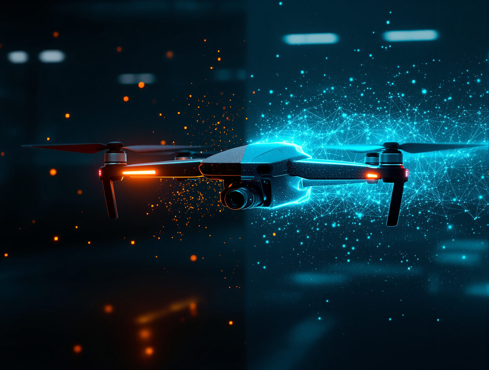 The digital twin used in coursework and live experiments — drag to orbit once it loads